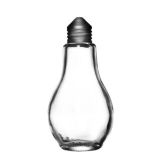 Flasche Glühbirne, leer oder befüllt, 200ml