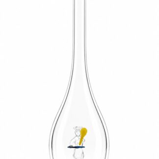 Mundgeblasene Flasche mit Koch, leer oder befüllt, 500ml