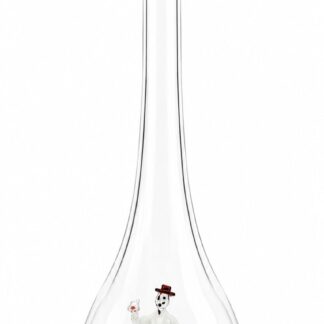 Mundgeblasene Flasche mit Künstler, leer oder befüllt, 500ml
