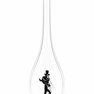 Mundgeblasene Flasche mit Kaminfeger, leer oder befüllt, 500ml