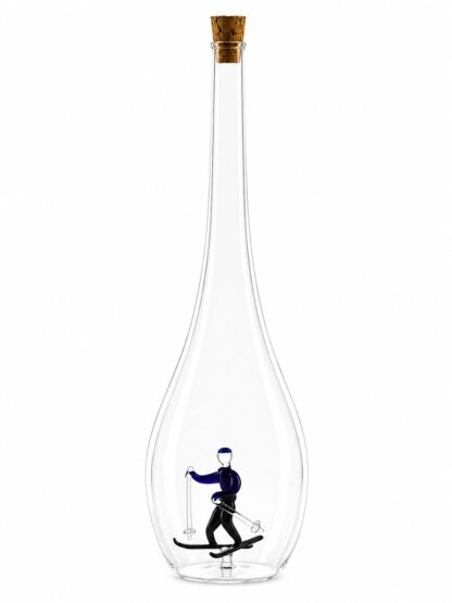 Mundgeblasene Flasche mit Langläufer, leer oder befüllt, 500ml