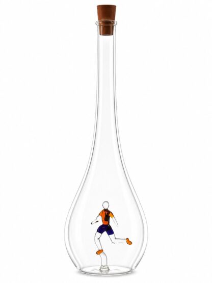 Mundgeblasene Flasche mit Jogger, leer oder befüllt, 500ml