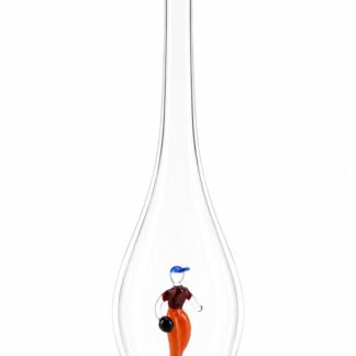 Mundgeblasene Flasche mit Kegler, leer oder befüllt, 500ml