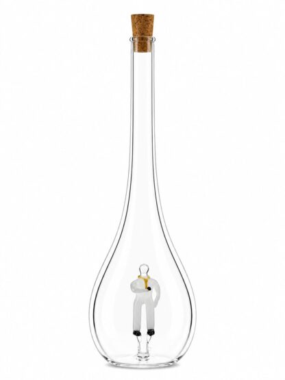 Mundgeblasene Flasche mit Arzt, leer oder befüllt, 500ml