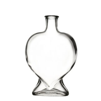 Flasche Herz, leer oder befüllt, 200ml