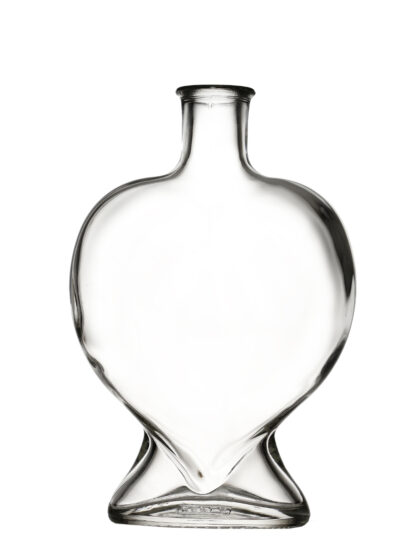 Flasche Herz, leer oder befüllt, 200ml