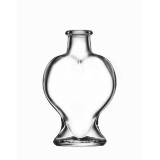 Flasche Herz, leer oder befüllt, 100ml