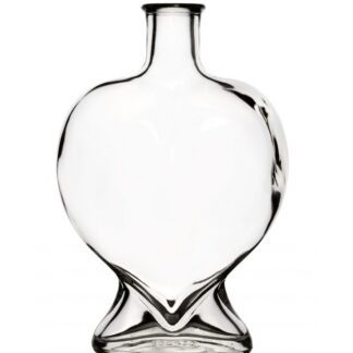 Flasche Herz, leer oder befüllt, 500ml