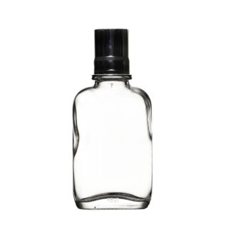 Taschenflasche mit Trinkbecher, leer oder befüllt, 100ml