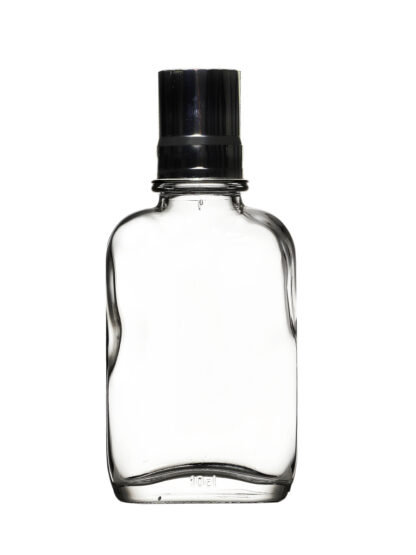 Taschenflasche mit Trinkbecher, leer oder befüllt, 100ml