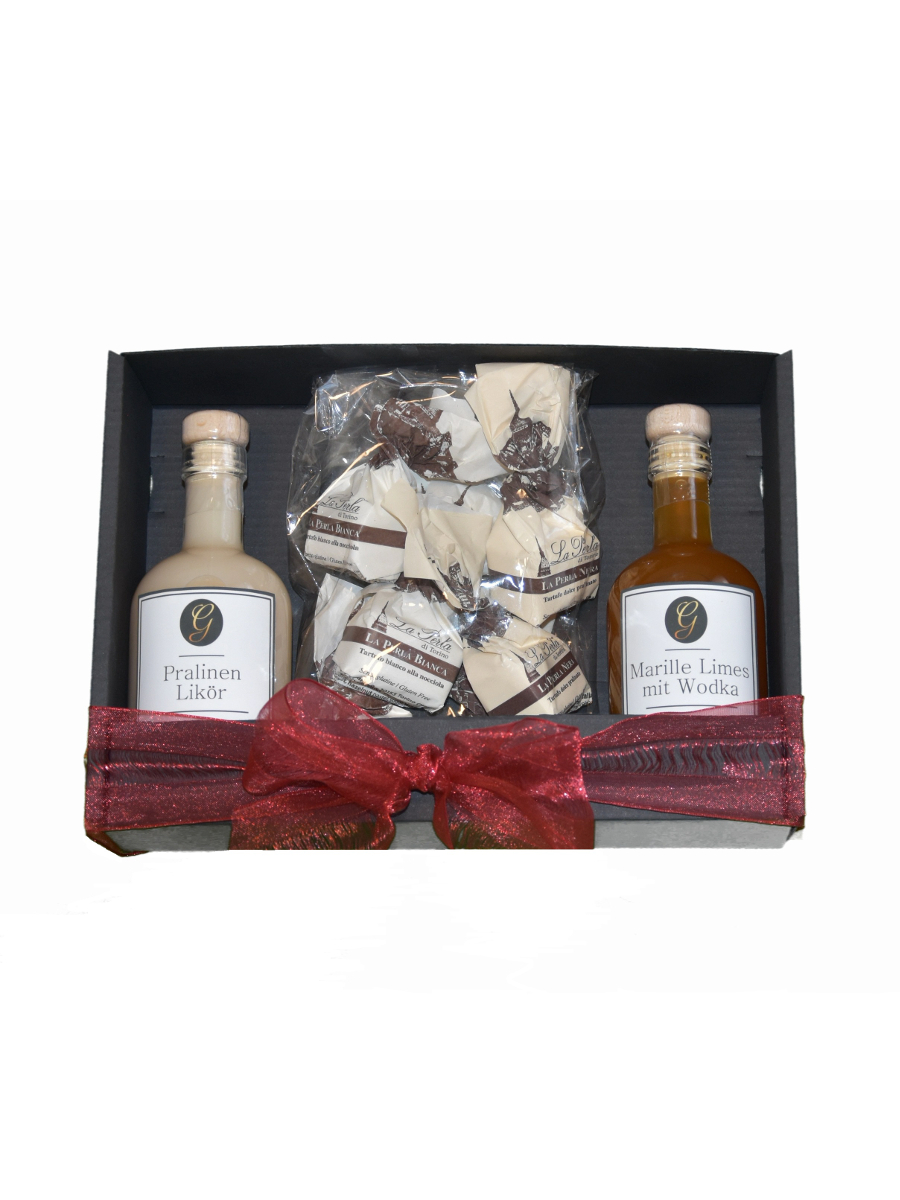 Geschenk-Set "Tartufi mit Likör"
