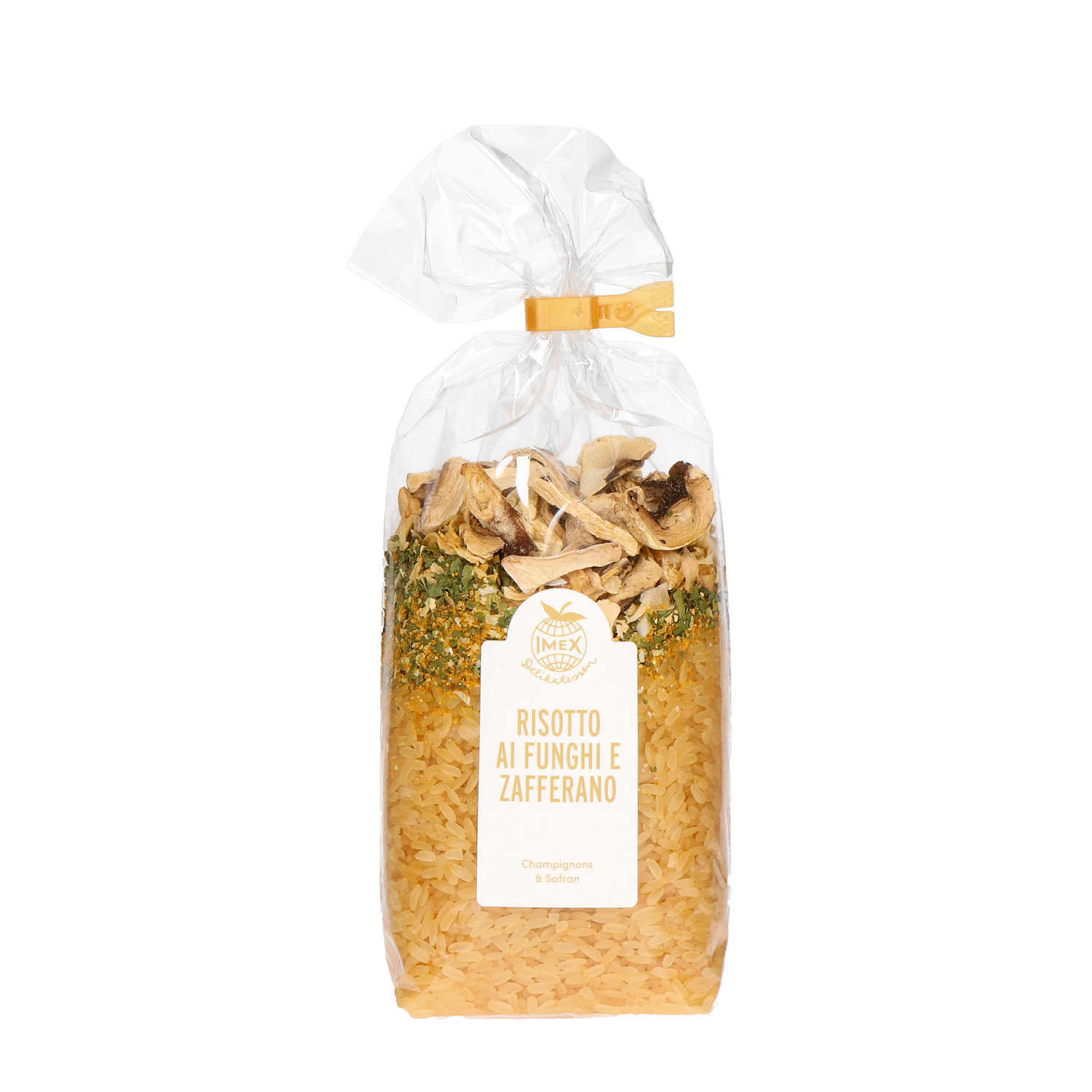 Safranrisotto mit Pilzen (430g)