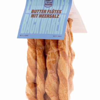 Butter Flûtes mit Meersalz (120g)