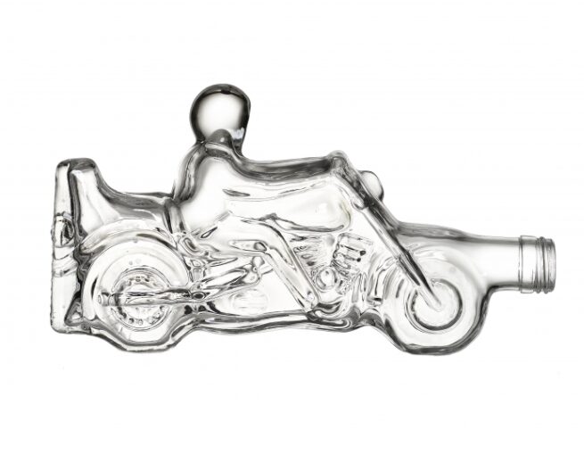 Flasche Motorrad, leer oder befüllt, 350ml