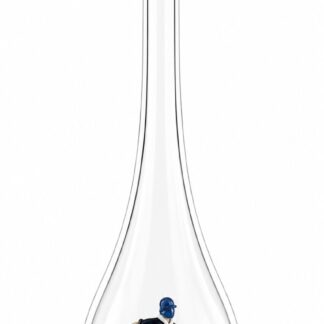 Mundgeblasene Flasche mit Bowlingspieler, leer oder befüllt, 500ml