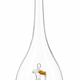 Mundgeblasene Flasche Sternzeichen Wassermann, leer oder befüllt, 500ml